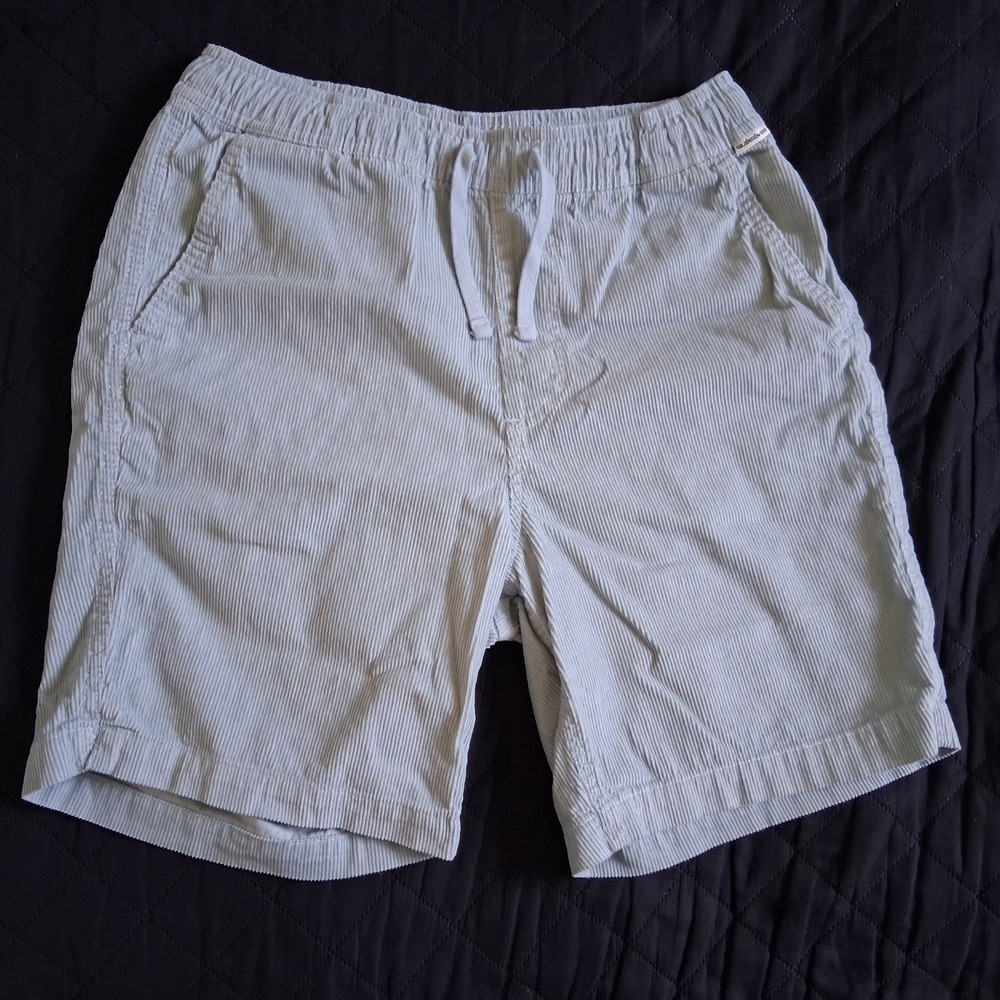 Vintage Quicksilver Corduroy Drawstring Shorts Men's Small X  7" inseam Blue Y2K